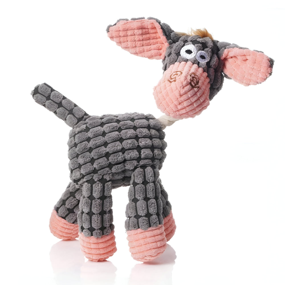 Dog Toy Rope Animal Chew Squeaker | Meowbutter