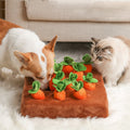 Mata węchowa dla psa, marchewkowa zabawka logiczna z ukrytymi przysmakami do tresury | Meowbutter