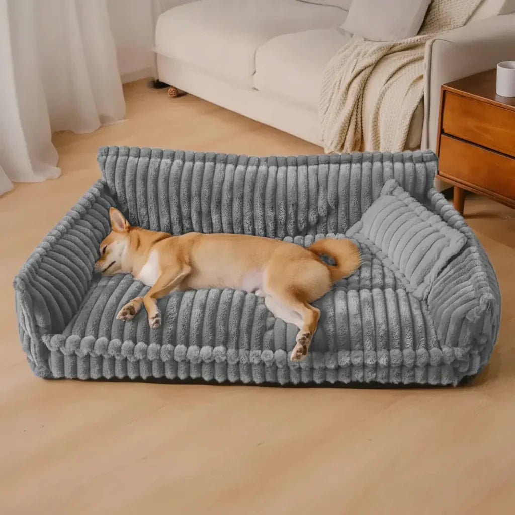 Dog Bed Washable Dog Sofa Bed Raised Edges Large Dogs | Meowbutter