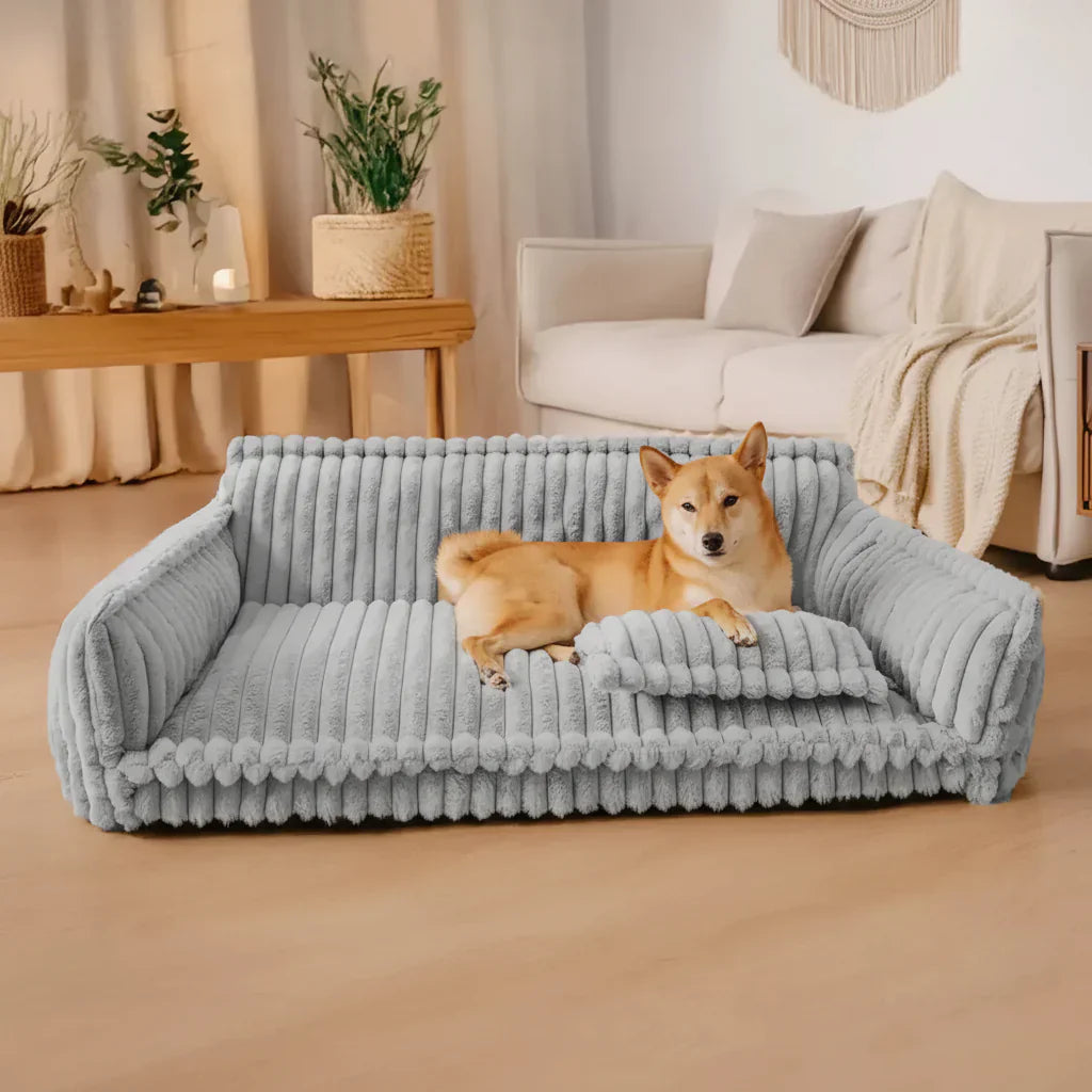Dog Bed Washable Dog Sofa Bed Raised Edges Large Dogs | Meowbutter