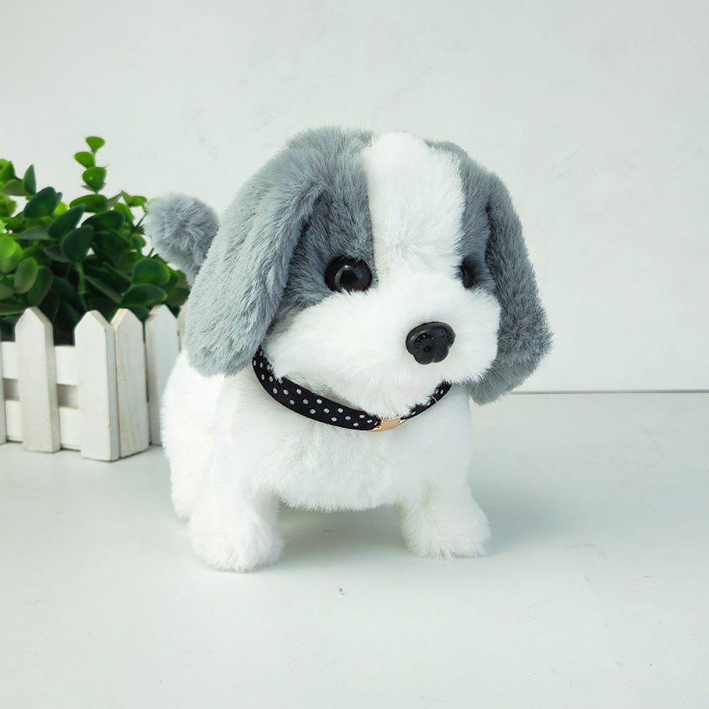 犬用おもちゃ インタラクティブな子犬型ロボットぬいぐるみ 歩行・鳴き声機能付きペット | Meowbutter