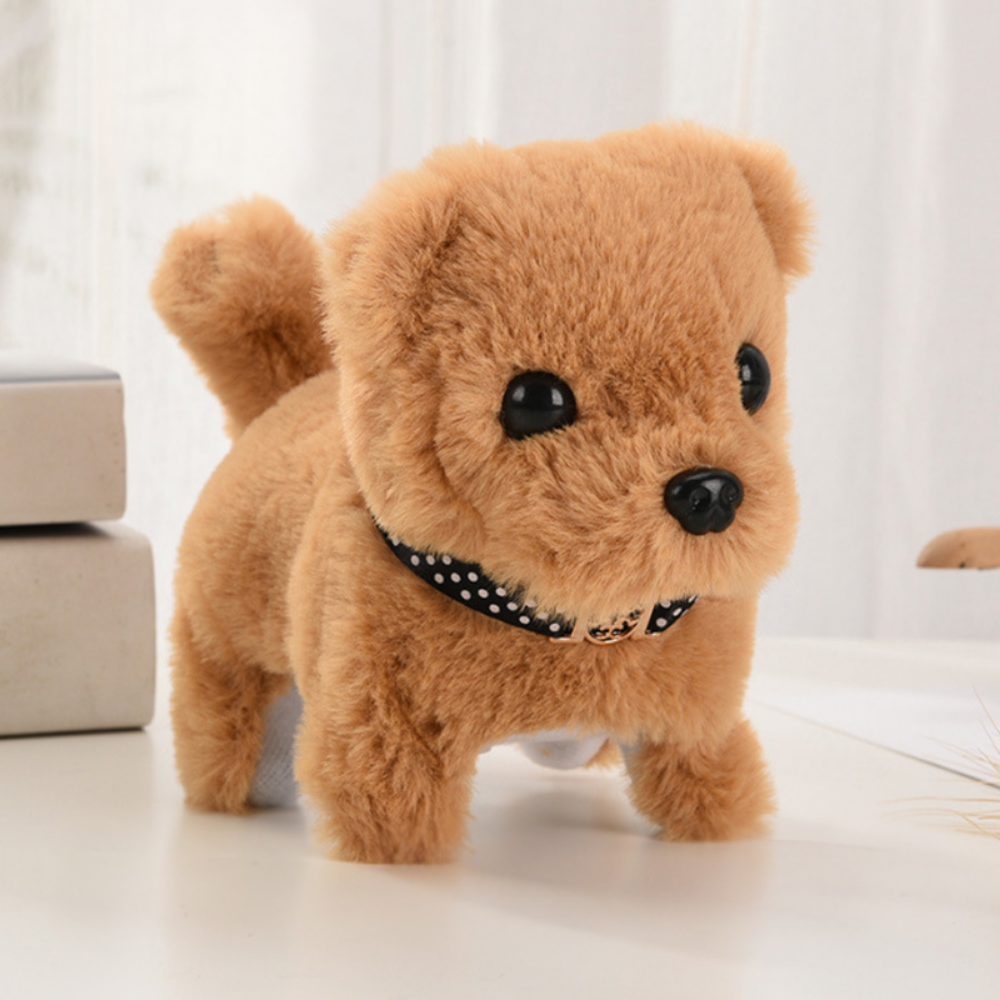 犬用おもちゃ インタラクティブな子犬型ロボットぬいぐるみ 歩行・鳴き声機能付きペット | Meowbutter