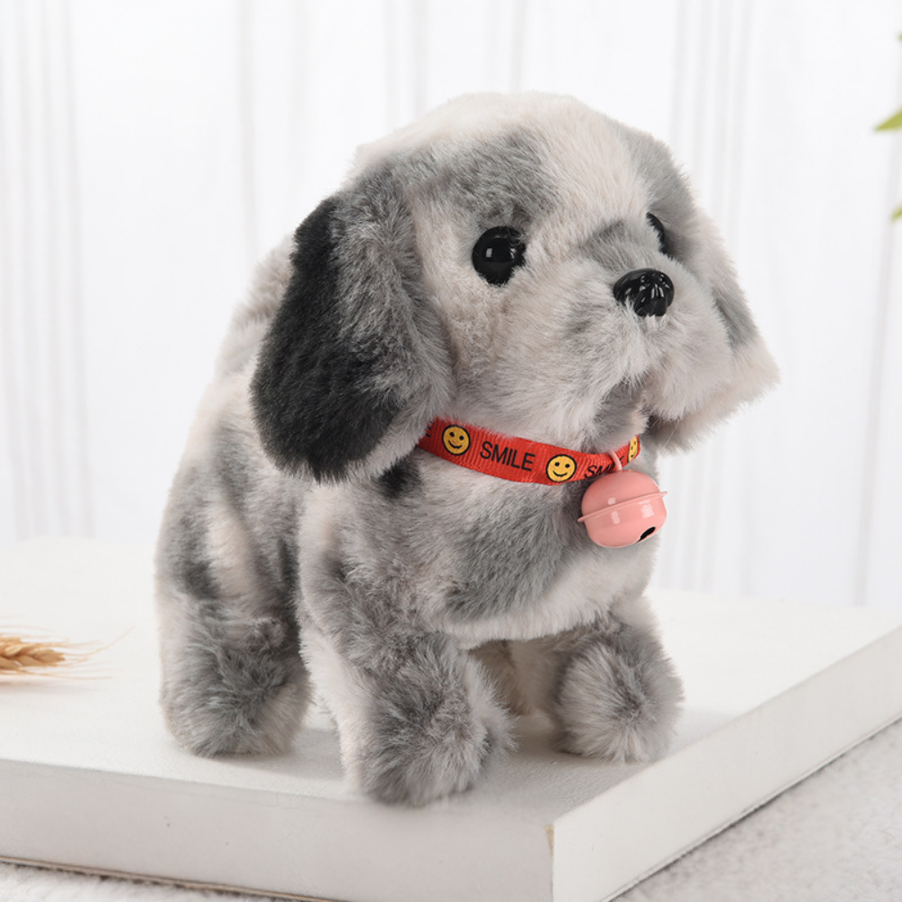 犬用おもちゃ インタラクティブな子犬型ロボットぬいぐるみ 歩行・鳴き声機能付きペット | Meowbutter