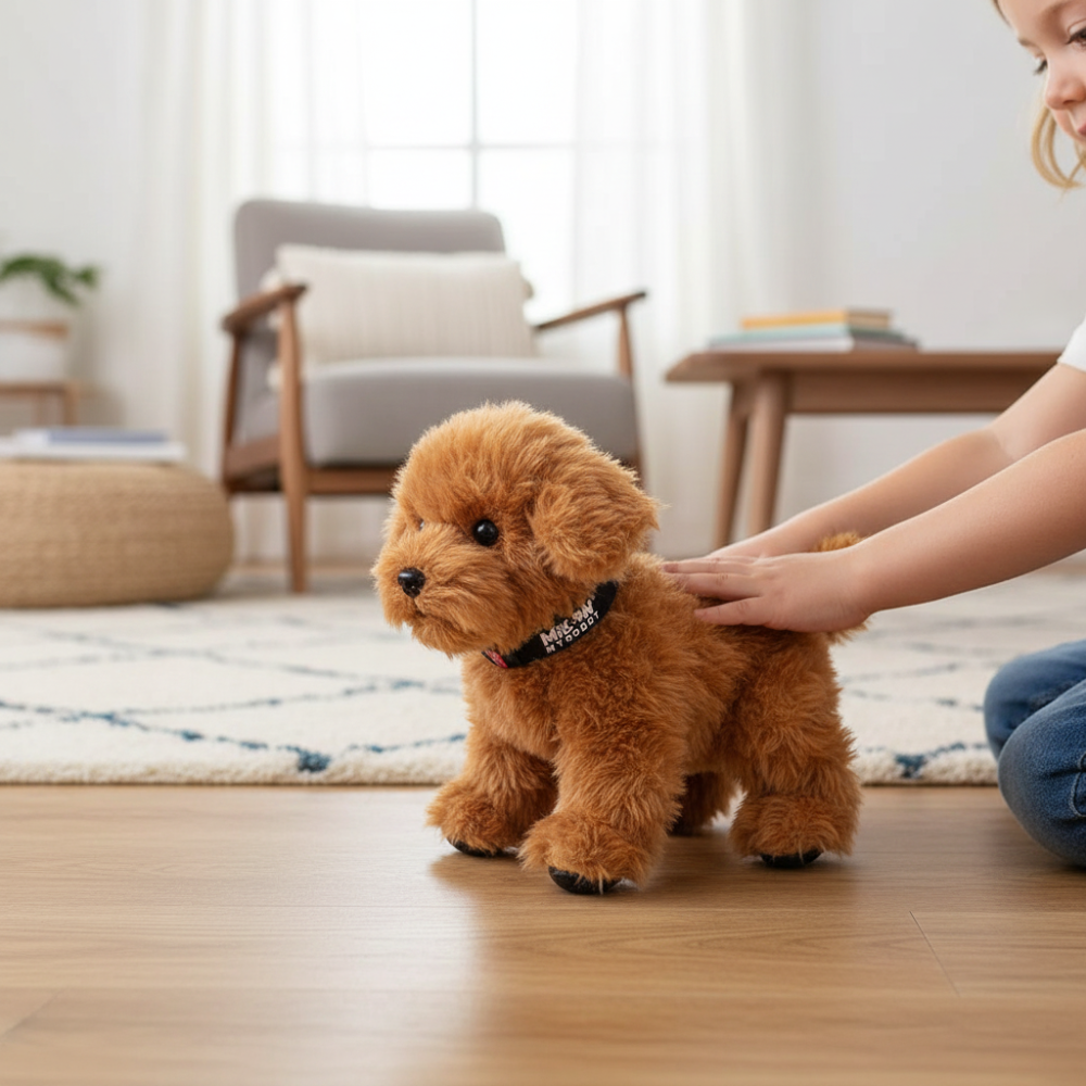 Interaktives Hundespielzeug im Design eines laufenden Welpen | Meowbutter