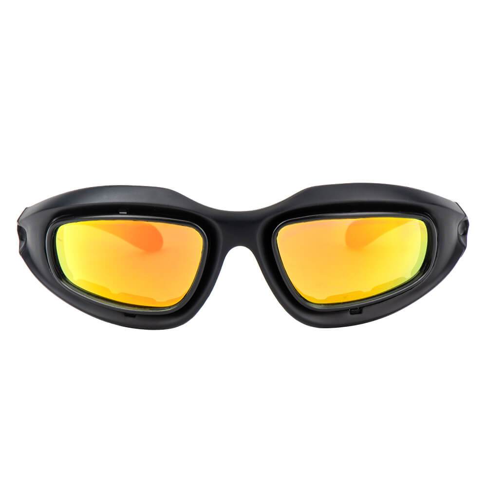 Ochelari polarizați pentru motociclism — kit rezistent cu 4 lentile