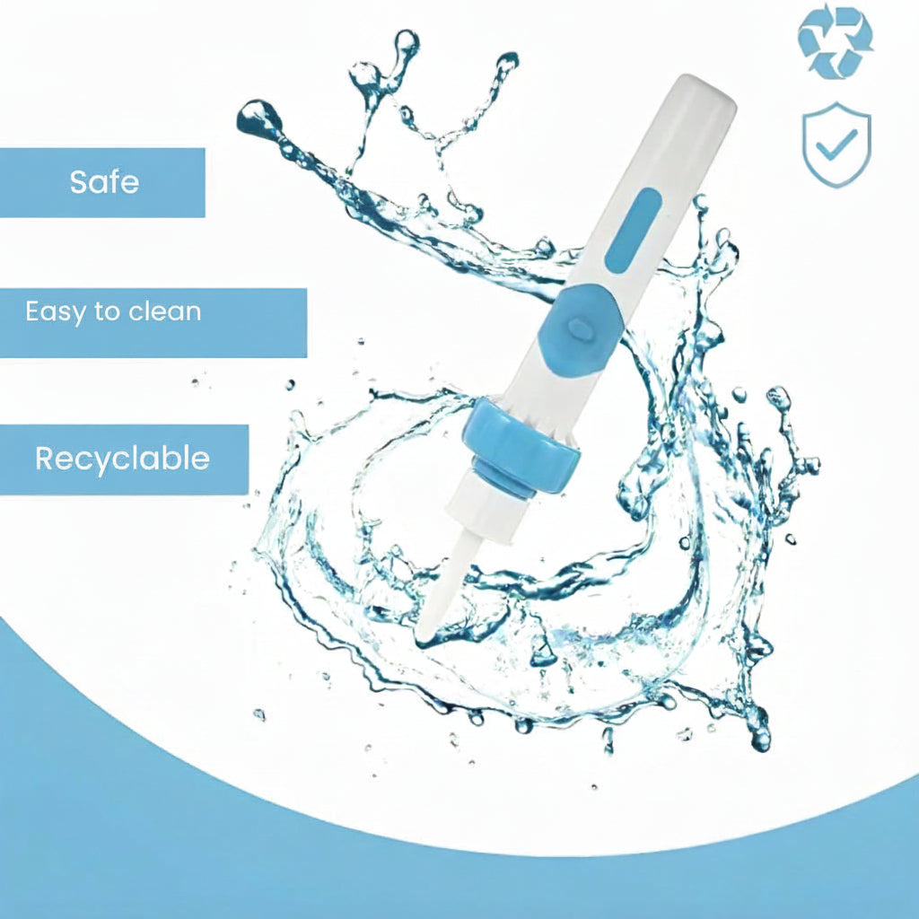 Ear Cleaner Electric Suction Silicone Tip Gentle Wax Removal Tool | Meowbutter