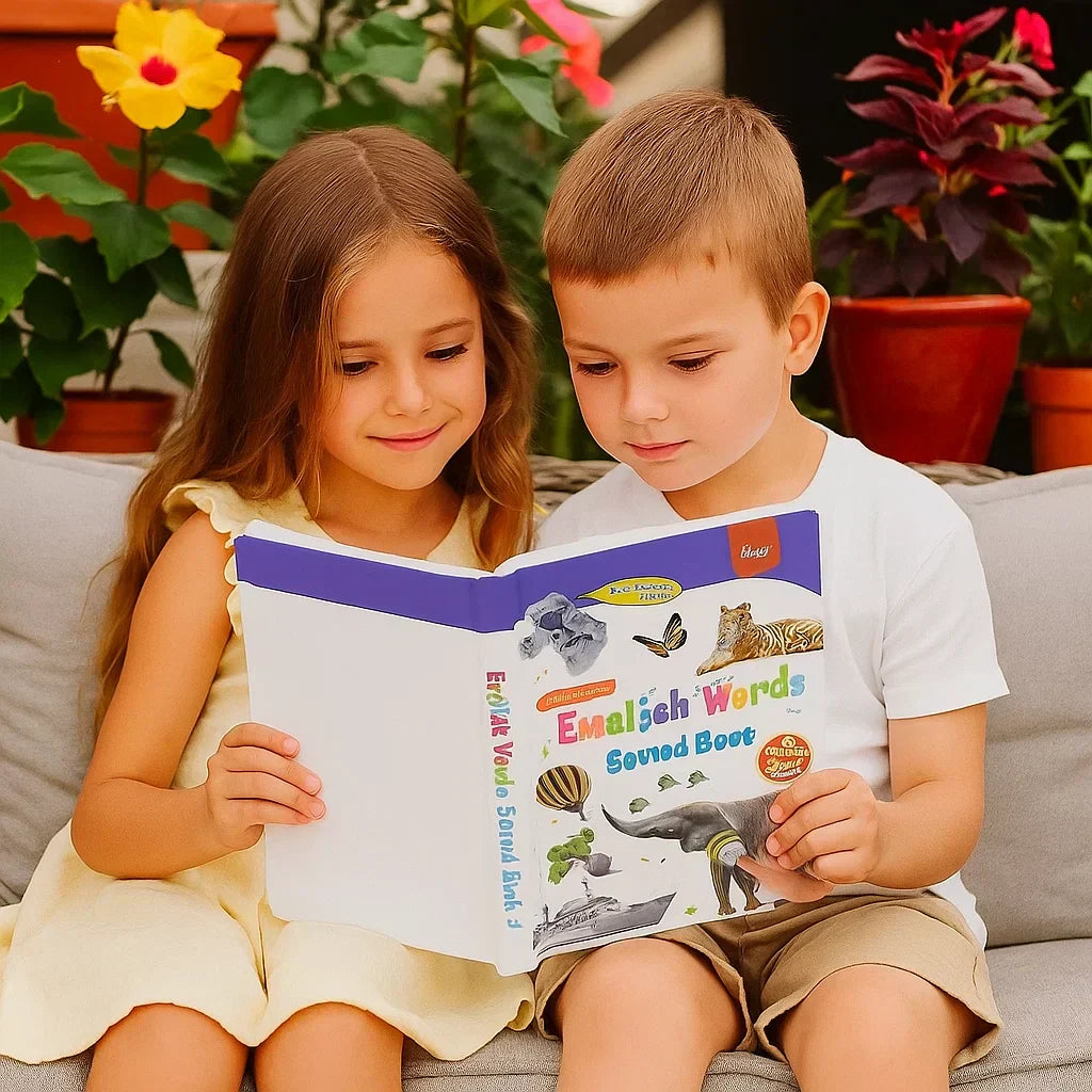 Interaktiv pedagogisk bok för att lära barn engelska | Meowbutter