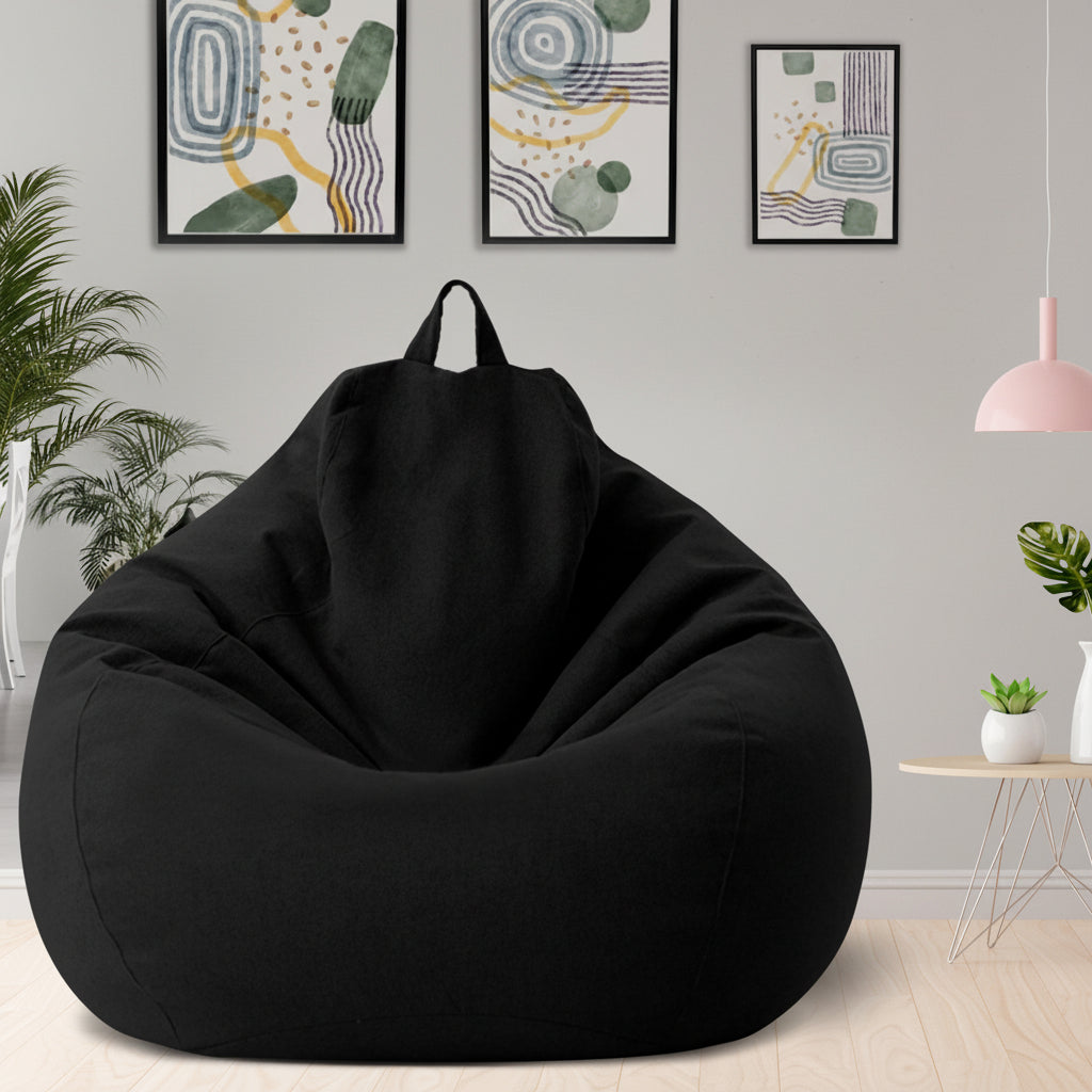 Andningsbar ergonomisk golvfåtölj med linnelook