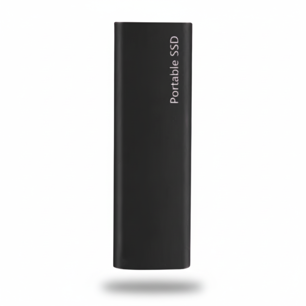 Schlanke tragbare 500-GB-USB-C-Festplatte – kompaktes Hochgeschwindigkeitsdesign