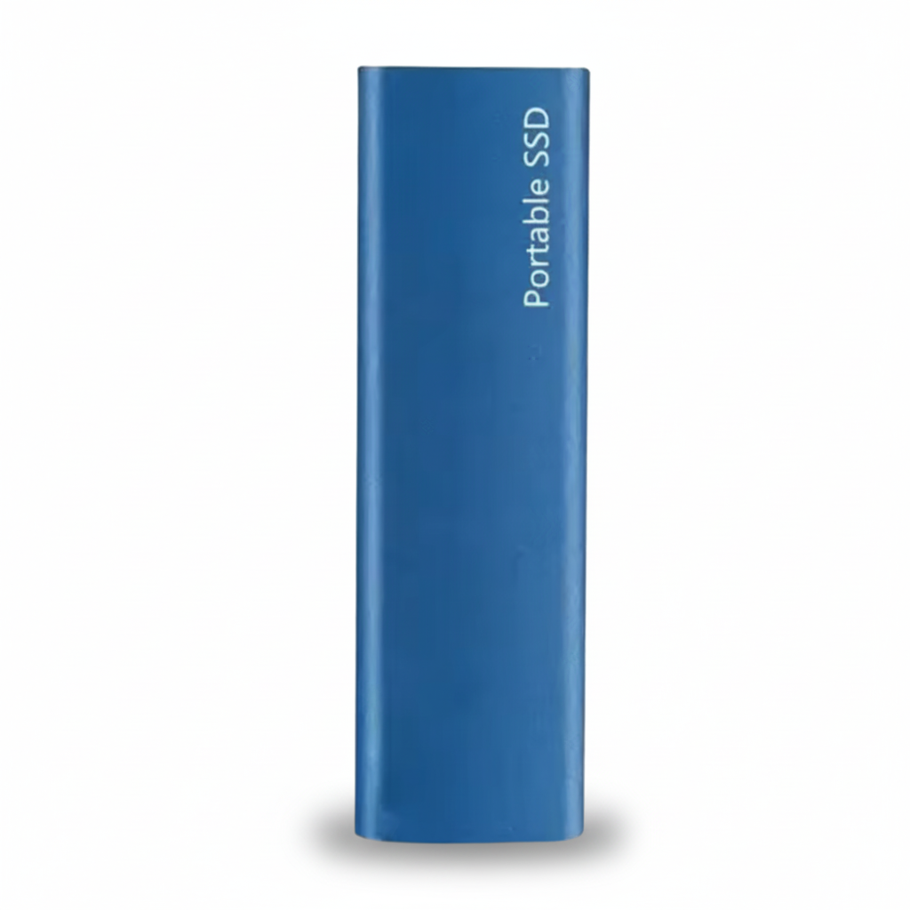 Schlanke tragbare 500-GB-USB-C-Festplatte – kompaktes Hochgeschwindigkeitsdesign