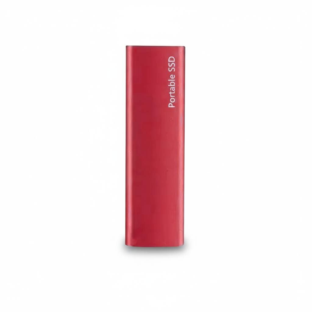 Schlanke tragbare 500-GB-USB-C-Festplatte – kompaktes Hochgeschwindigkeitsdesign
