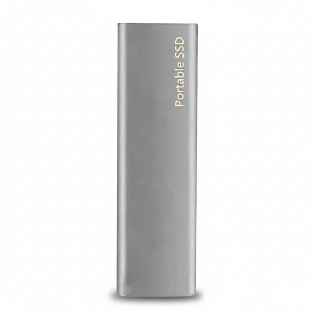 Schlanke tragbare 500-GB-USB-C-Festplatte – kompaktes Hochgeschwindigkeitsdesign