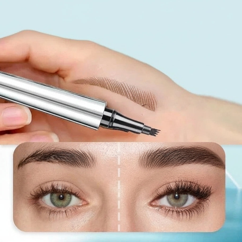 Voděodolná tužka na obočí se 4 hroty ve stylu microbladingu | Meowbutter