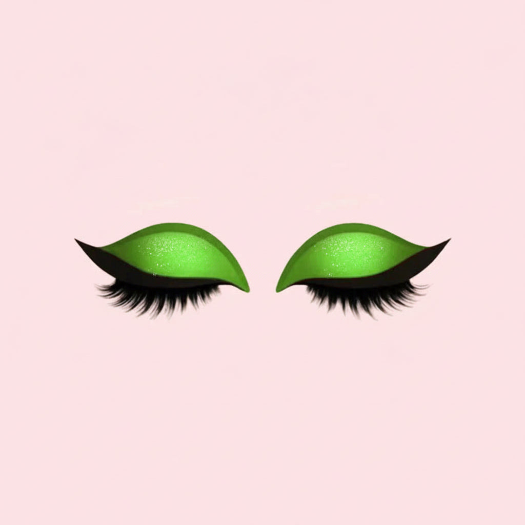 Pestañas postizas 3 en 1 reutilizables, pegatinas de sombra de ojos y delineador | Meowbutter