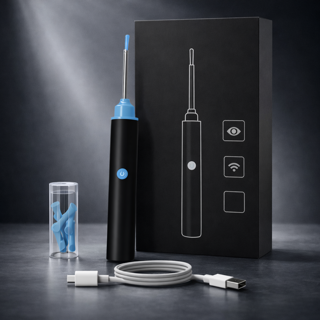 Telecamera endoscopica wireless — luci LED integrate, visualizzazione in tempo reale su smartphone