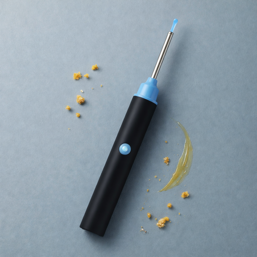Slim draadloos oorreinigingsinstrument met endoscoop en ledcamera | Meowbutter