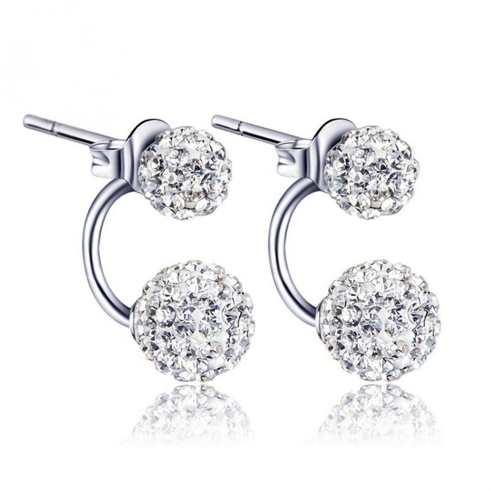 Earrings Mothers Day Gift 925 Sterling Silver CZ Flower Stud | Meowbutter