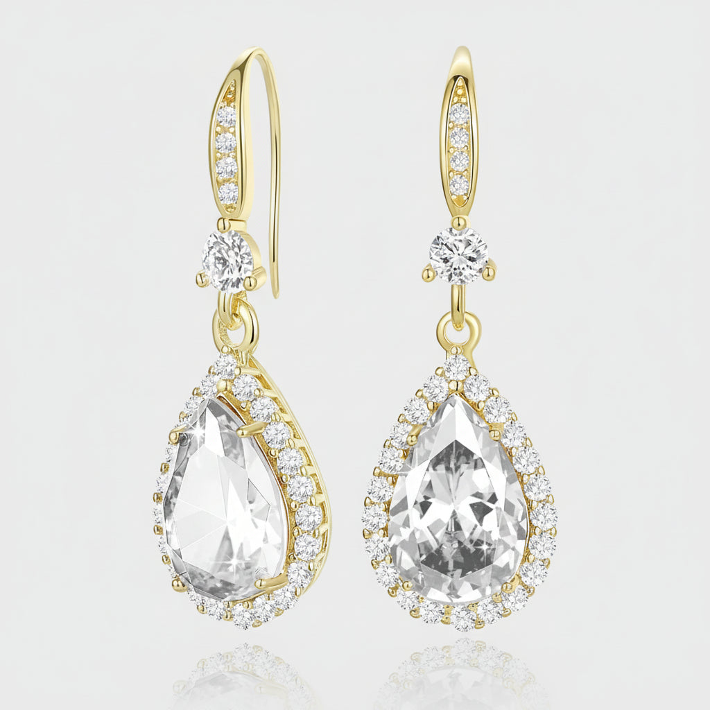 Earrings Mothers Day Gift Birthstone Teardrop Dangle Jewelry | Meowbutter