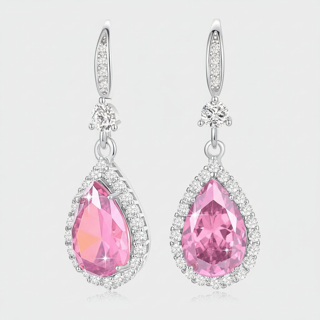 Earrings Mothers Day Gift Birthstone Teardrop Dangle Jewelry | Meowbutter
