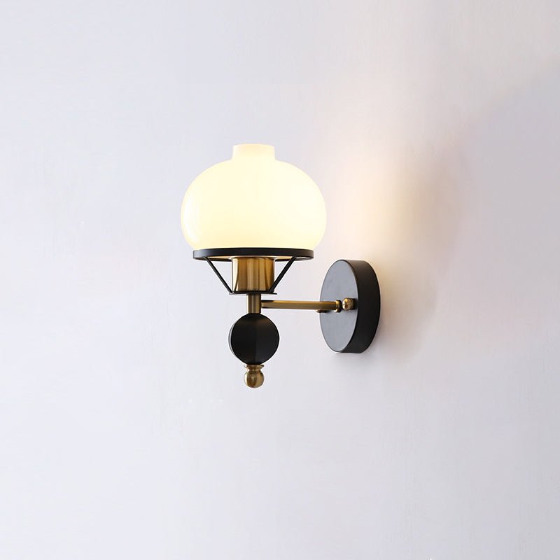 Lumera Traditional French Wall Lamp With Geometric Accent