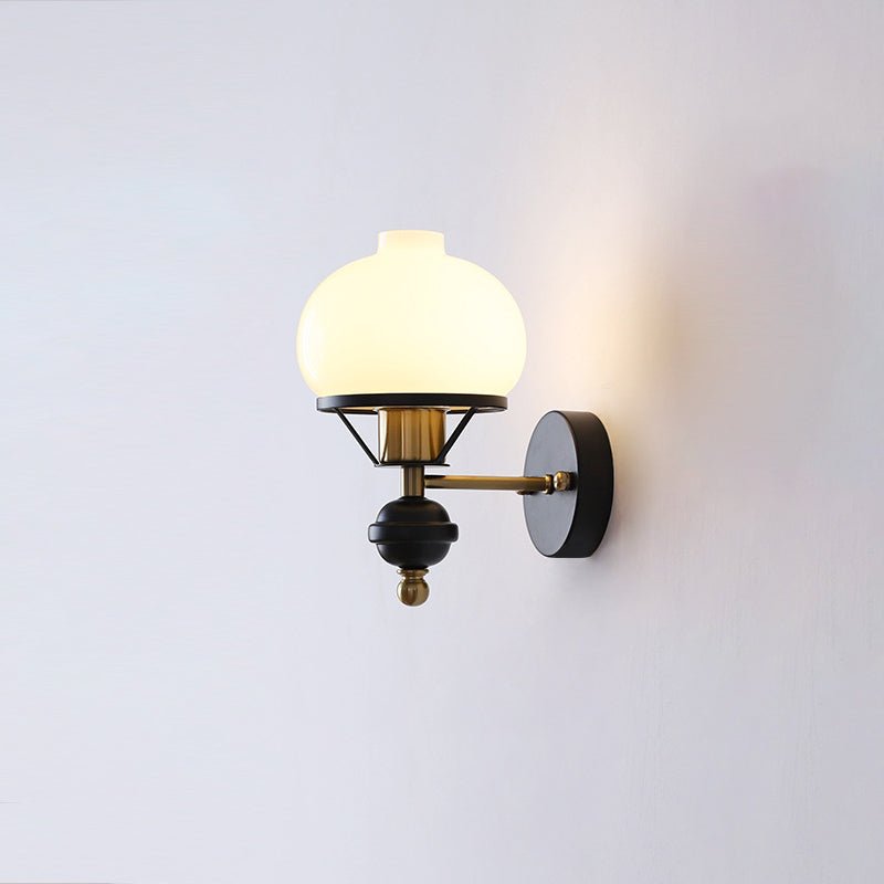 Lumera Traditional French Wall Lamp With Geometric Accent