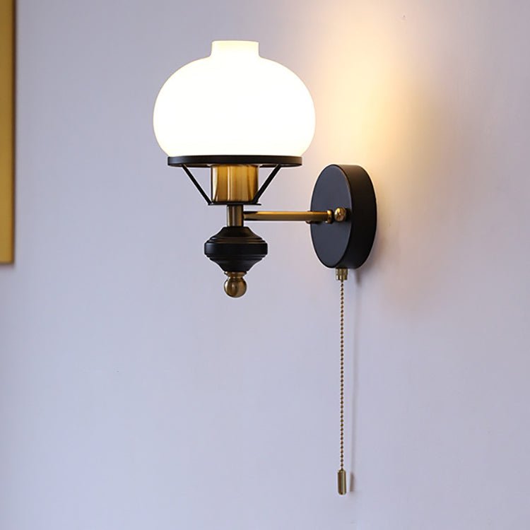 Lumera Traditional French Wall Lamp With Geometric Accent
