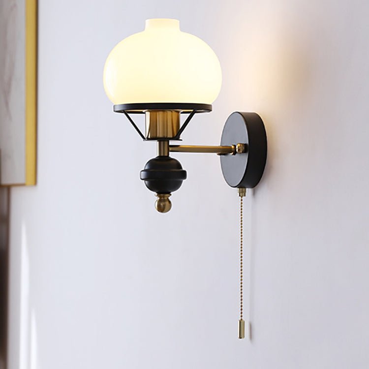 Lumera Traditional French Wall Lamp With Geometric Accent