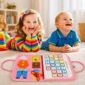 Jucării educative Montessori, tablă de activități pentru copii mici | Meowbutter