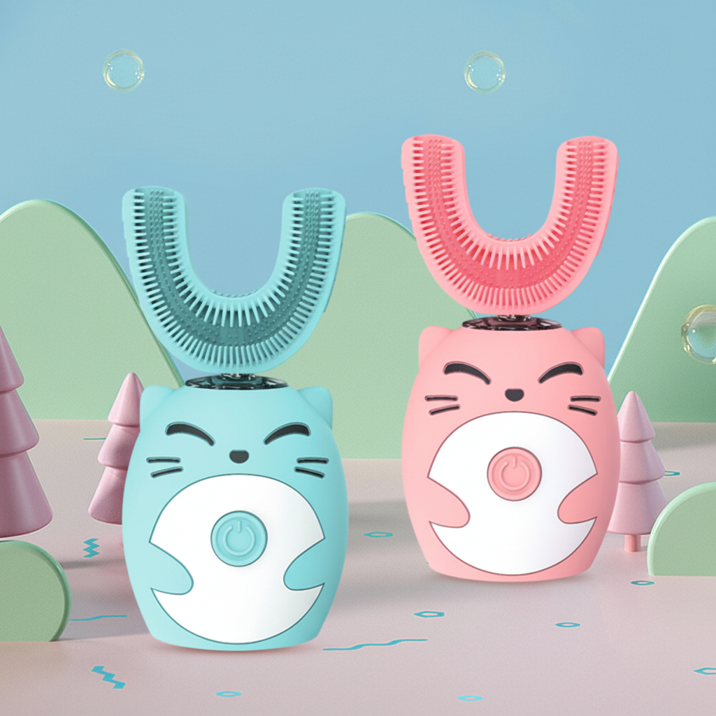U-Shaped Silicone Sonic Electric ToothBrush for & Toddlers