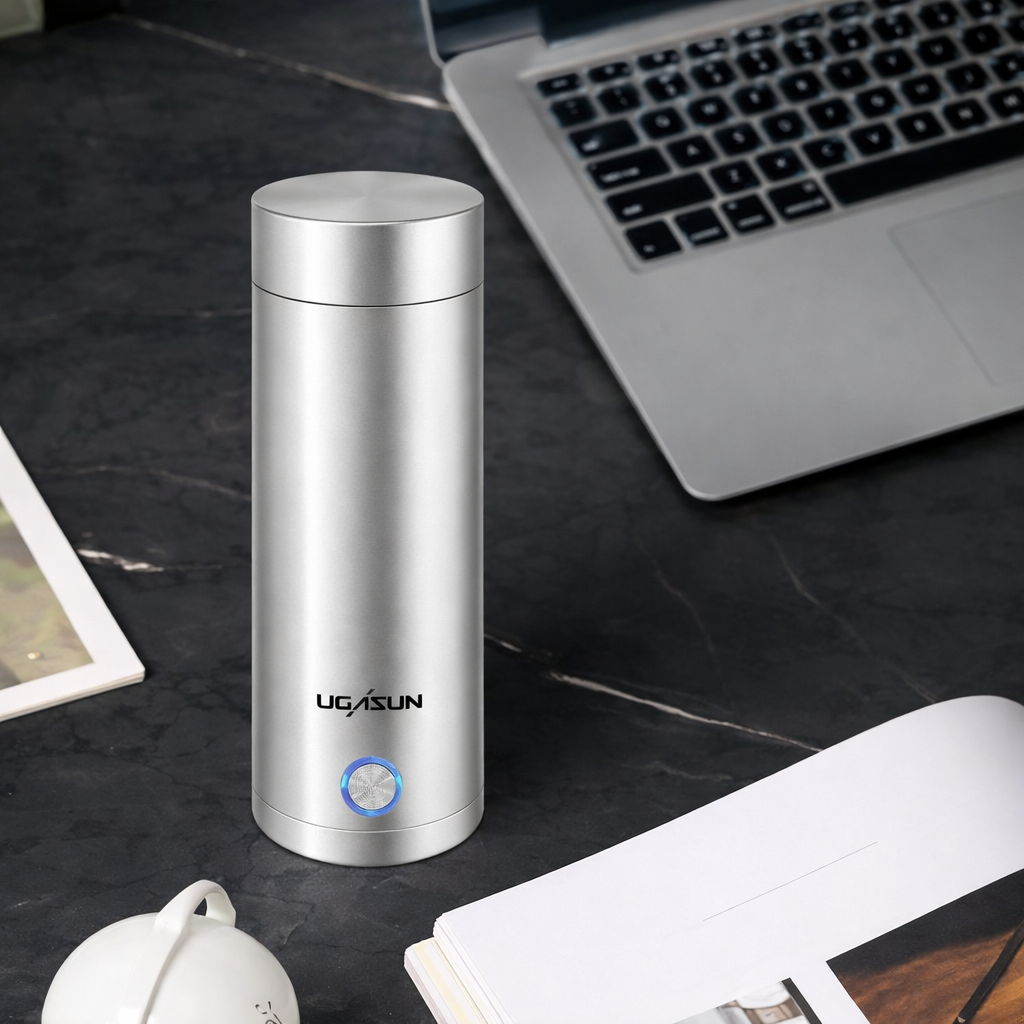 Bollitore elettrico portatile da viaggio in acciaio inox, mini bollitore per l’acqua | Meowbutter