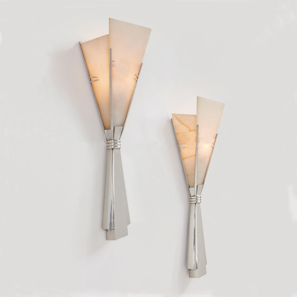 Elegante lampada LED classica in alabastro con base in metallo