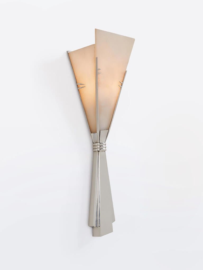 Elegante lampada LED classica in alabastro con base in metallo