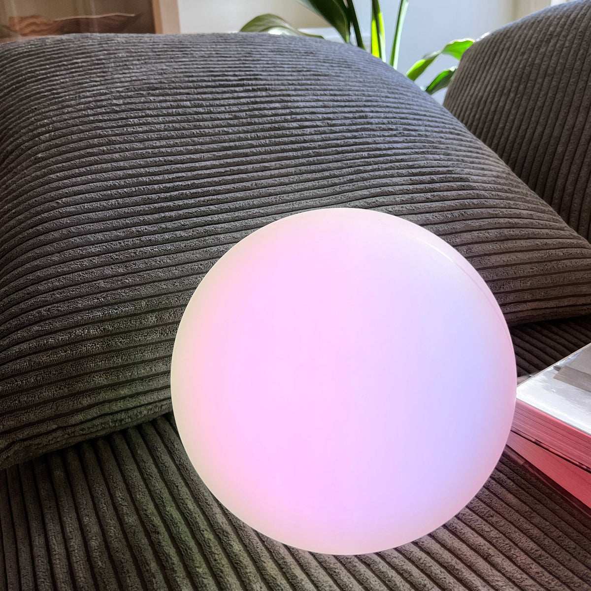 Cordless LED Desk Lamp — 16 Color Modes, Spherical Design