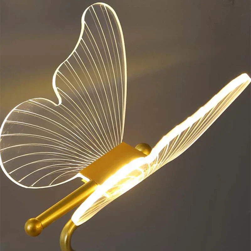LED-tafellamp met vlinderontwerp — 5.91 x 11.81 inch