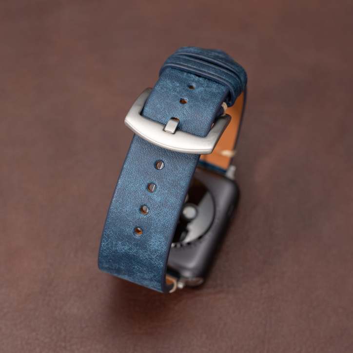 Apple Watch prémium bőr szíj — időtálló, kézműves kivitelű cserepánt