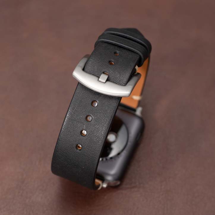 Apple Watch prémium bőr szíj — időtálló, kézműves kivitelű cserepánt