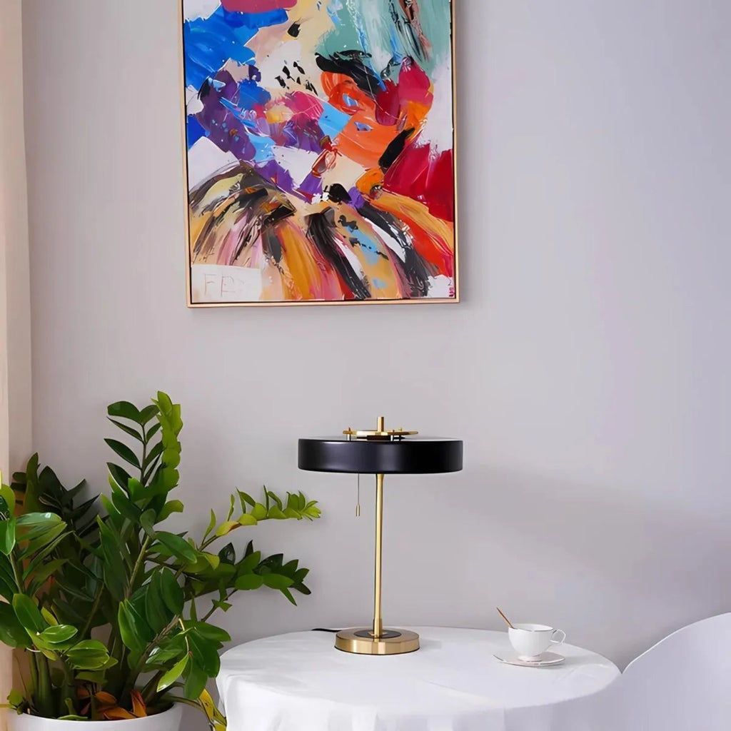 Torren Elegant Black Tower Table Lamp Modern For Home