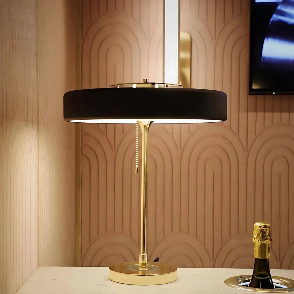 Torren Elegant Black Tower Table Lamp Modern For Home