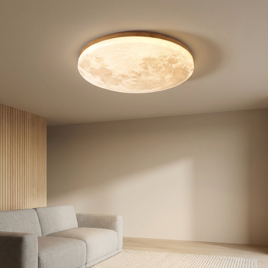 Eluna Soft Diffusion Round Ceiling Light Mount Fixture