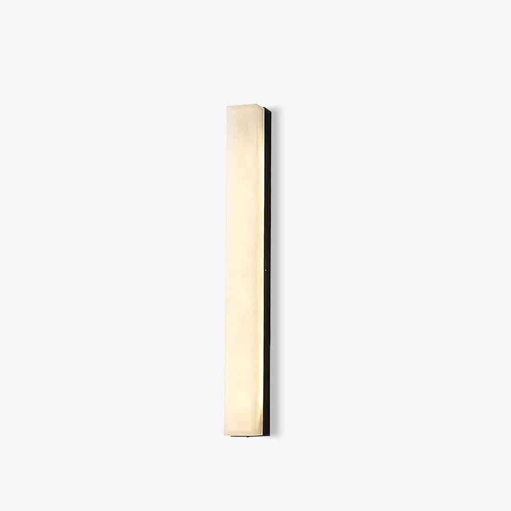 Liora | Brass and Alabaster Linear Wall Lamp
