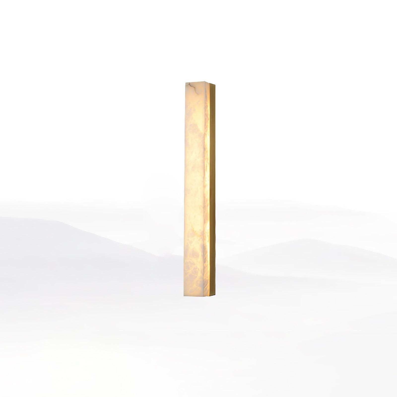 Liora | Brass and Alabaster Linear Wall Lamp