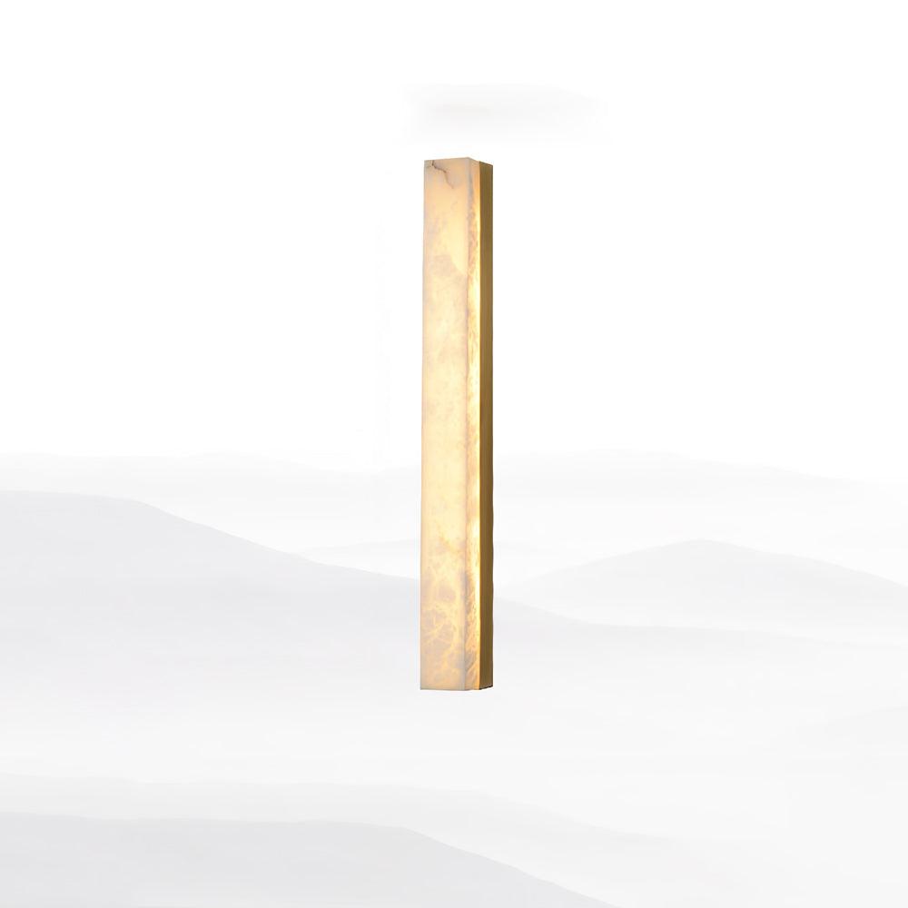 Liora | Brass and Alabaster Linear Wall Lamp