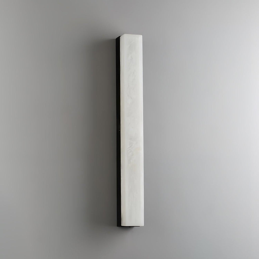 Liora | Brass and Alabaster Linear Wall Lamp