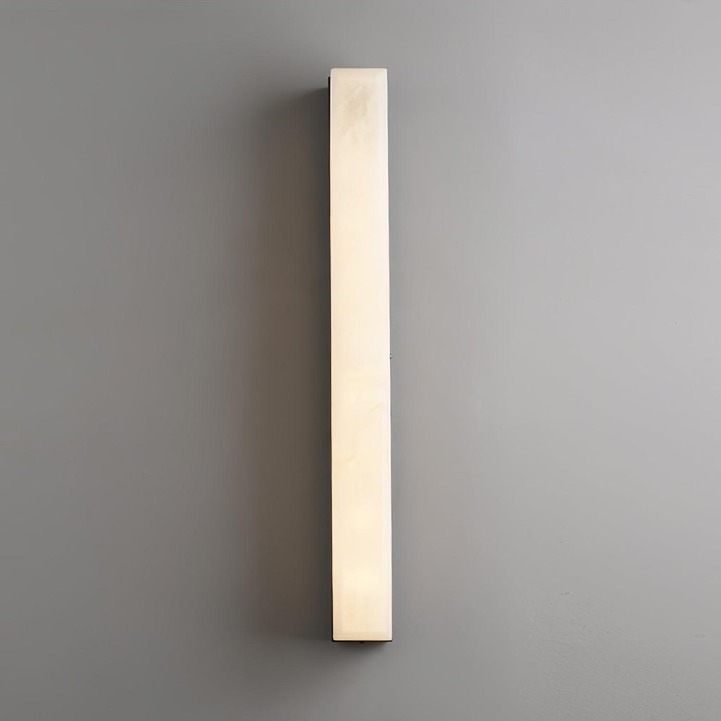 Liora | Brass and Alabaster Linear Wall Lamp