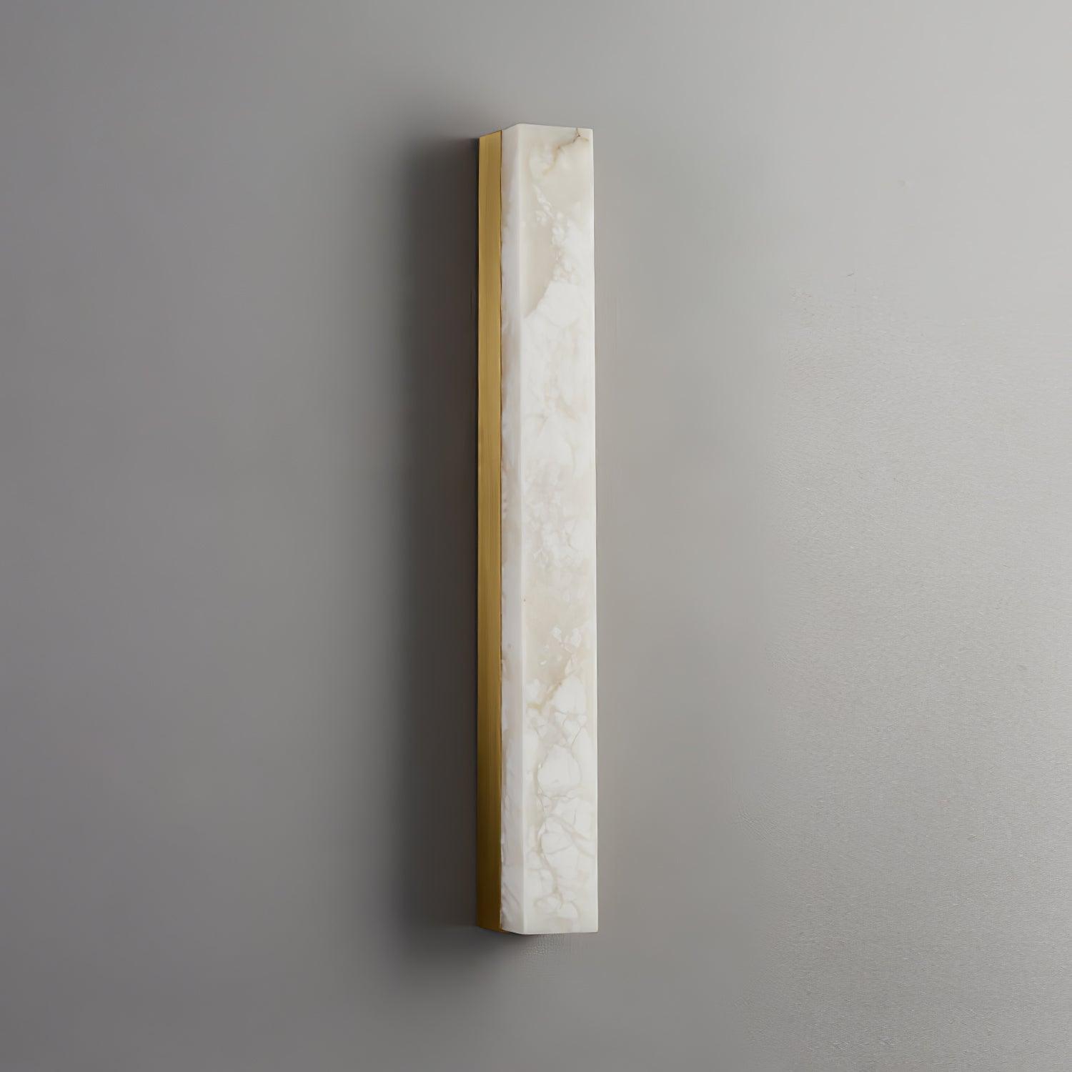Liora | Brass and Alabaster Linear Wall Lamp