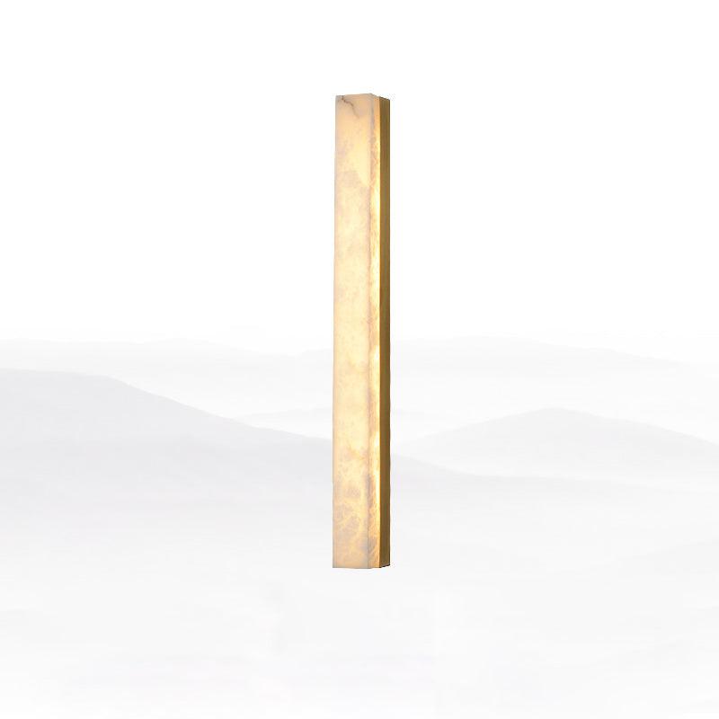 Liora | Brass and Alabaster Linear Wall Lamp