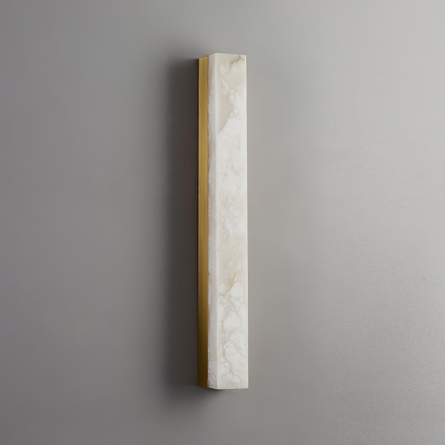 Liora | Brass and Alabaster Linear Wall Lamp
