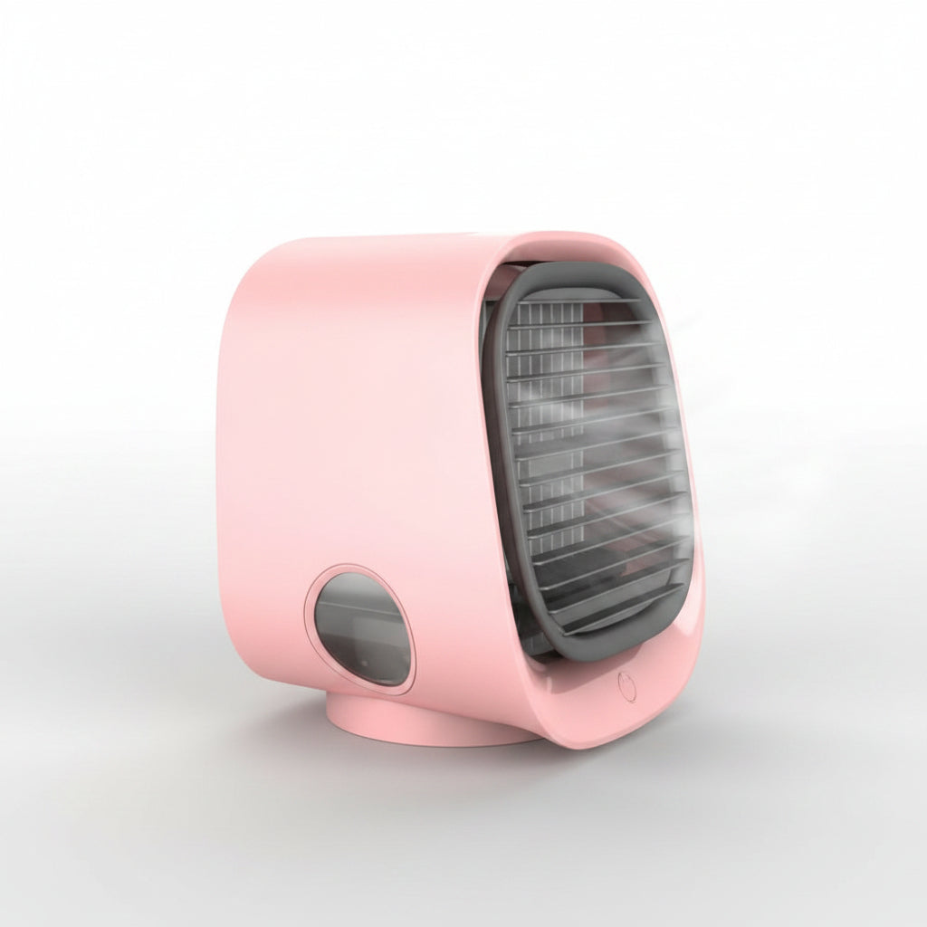 Evaporative Cooler Desk Fan — USB-Powered Mist Sprayer
