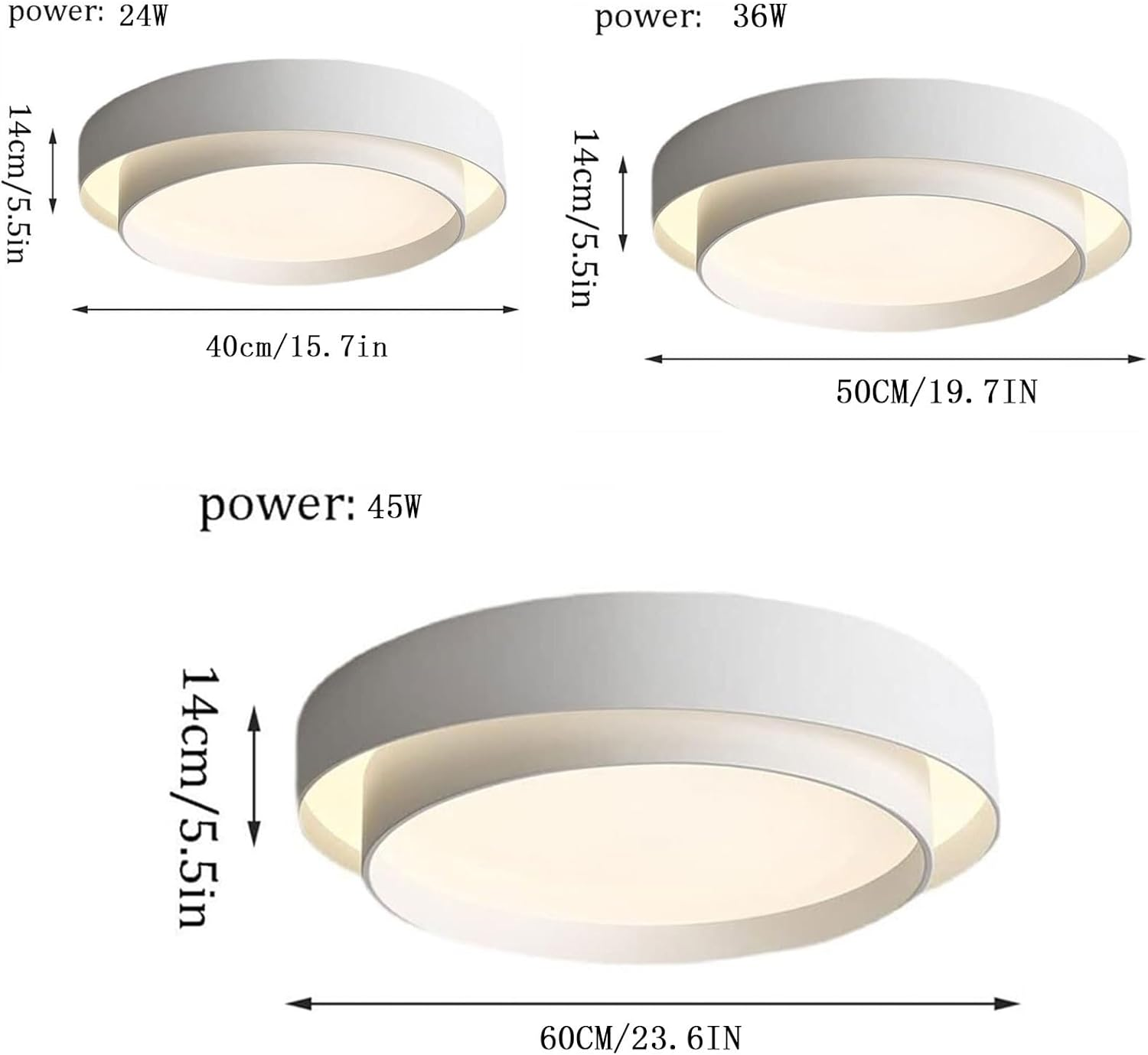 Plafoniera LED rotonda nordica | Design moderno minimalista | Meowbutter
