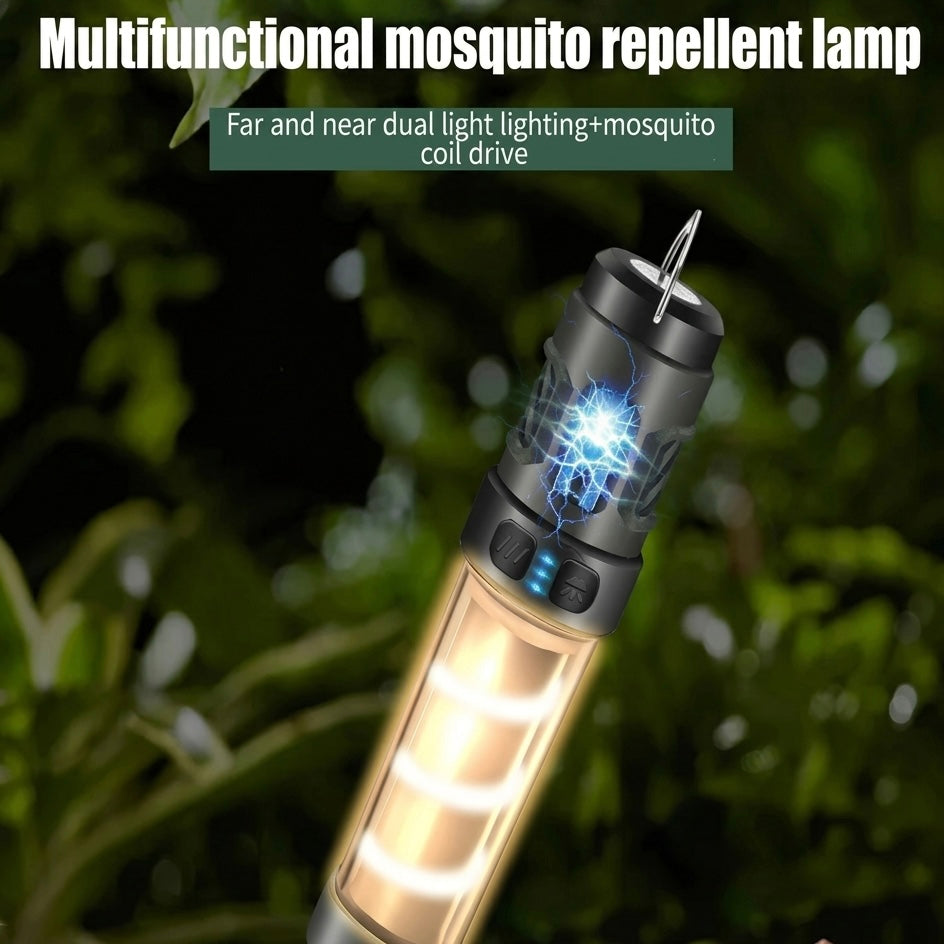 Outdoor Mosquito Repellent Light - Adjustable Brightness - USB-C - 3–15hr - 3–9m Range | meowbutter